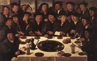 thumbnail - Banquet of Members of Amsterdam's Crossbow Civic Guard